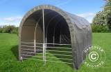 Vindskydd för djur 3 x 6 x 2,8 m PVC Grön Vindskydd för djur 3 x 6 x 2,8 m PVC Grön
